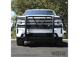 Westin Automotive 19-22 sierra 1500 hdx modular grille guard(ex. diesel)(ex w/ sensors) stainless