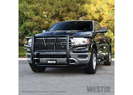 Westin Automotive 19-22 sierra 1500 hdx modular grille guard(ex. diesel)(ex w/ sensors) stainless