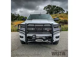 Westin Automotive 19-c ram 1500(excl rebel)hdx winch mount grille guard black