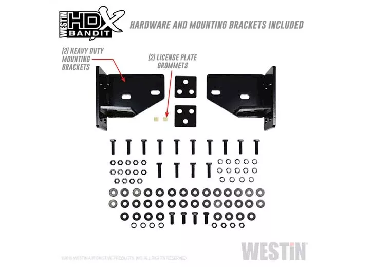 Westin Automotive 11-16 f250/f350 super duty textured black hdx bandit bumper