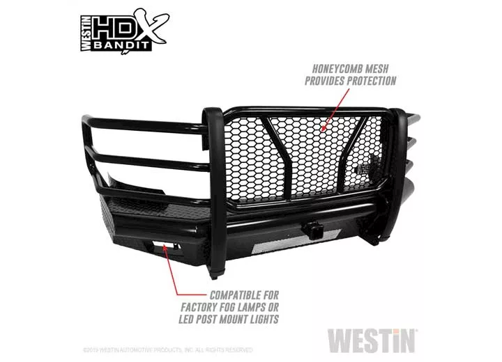 Westin Automotive 11-14 silverado 2500/3500 hd textured black hdx bandit bumper