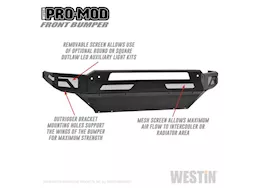 Westin Automotive 09-c ram 1500 2 textured black pro-mod front bumper