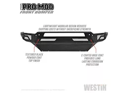 Westin Automotive 11-23 ram 1500 2 textured black pro-mod front bumper