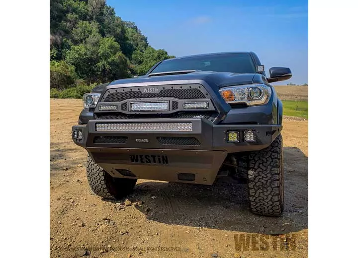 Westin Automotive 16-23 tacoma pro-mod front bumper textured black