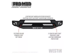 Westin Automotive 18-20 f150 textured black pro-mod front bumper