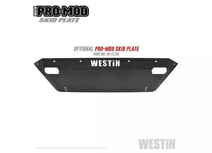 Westin Automotive 19-c ram 1500(excl. 19-c ram 1500 classic)(excl. rebel)textured black pro-mod front bumper