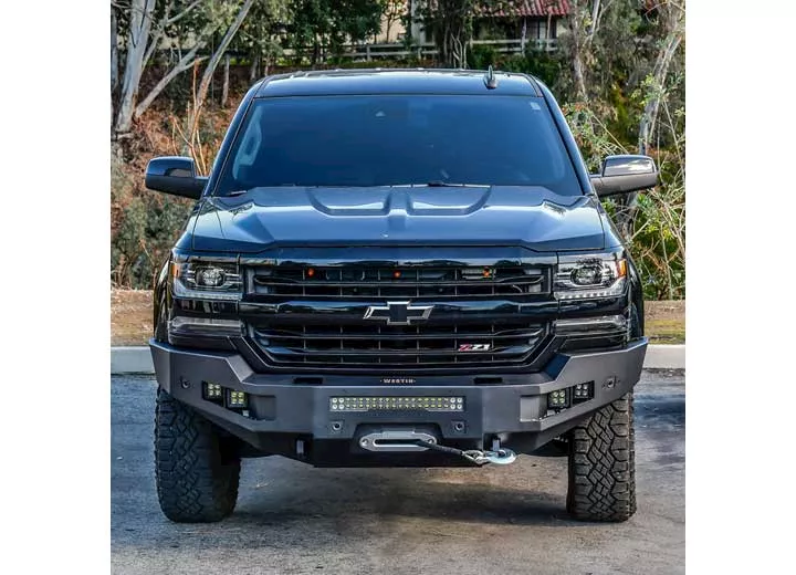 Westin Automotive 15-19 silverado 2500/3500 hd pro-series front bumper textured black