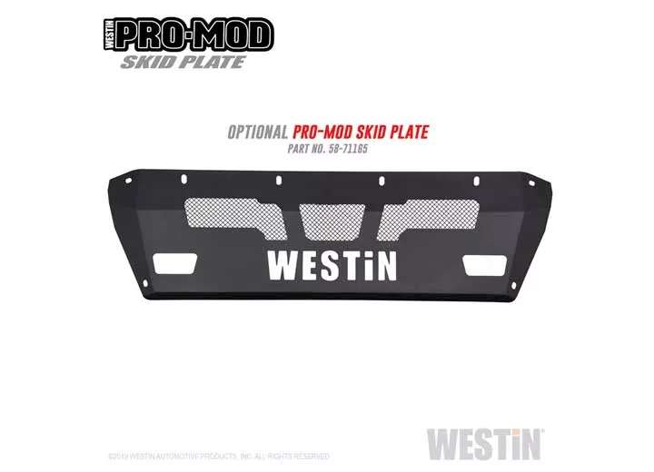 Westin Automotive 15-19 silverado 2500/3500 hd pro-mod front bumper textured black