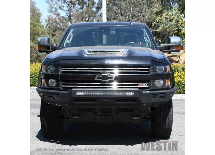 Westin Automotive 15-19 silverado 2500/3500 hd pro-mod front bumper textured black