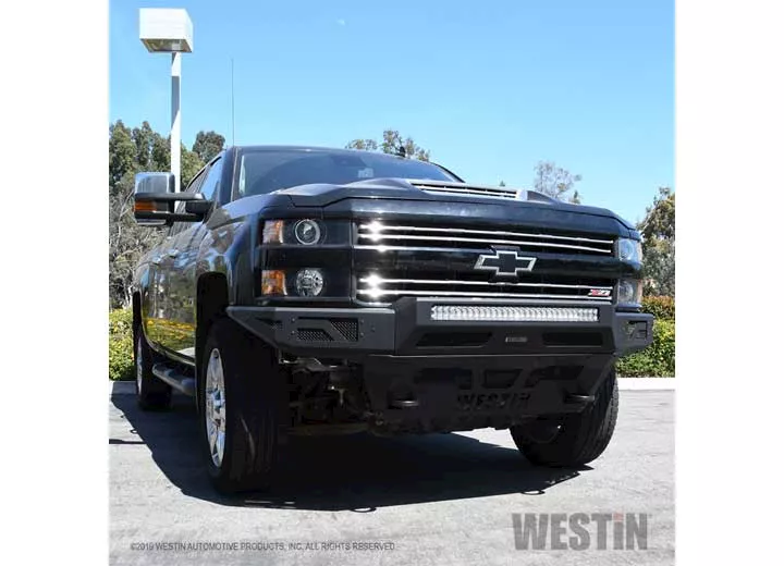 Westin Automotive 15-19 silverado 2500/3500 hd pro-mod front bumper textured black