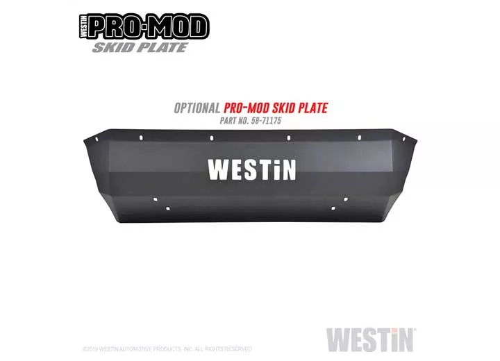 Westin Automotive 17-22 f250/f350 super duty textured black pro-mod front bumper