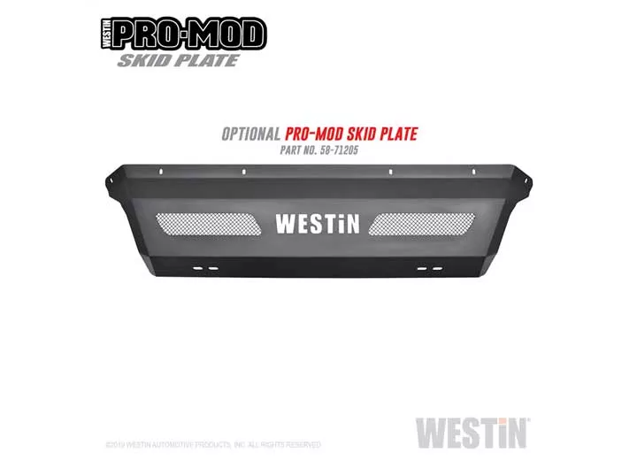 Westin Automotive 11-16 f250/f350/f450/12-15 f550 super duty pro-mod front bumper textured black