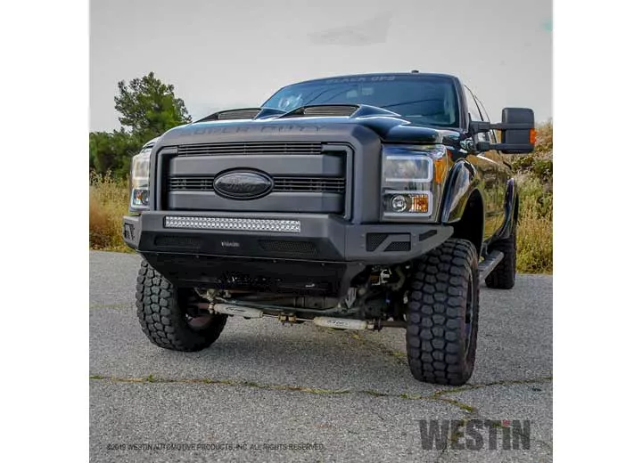 Westin Automotive 11-16 f250/f350/f450/12-15 f550 super duty pro-mod front bumper textured black