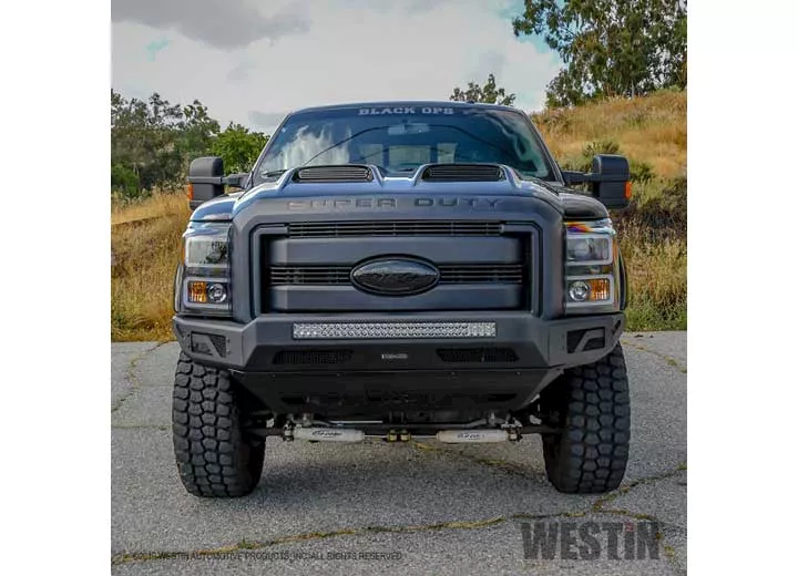 Westin Automotive 11-16 f250/f350/f450/12-15 f550 super duty pro-mod front bumper textured black