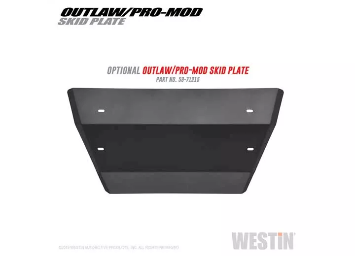 Westin Automotive 19-22 silverado 1500 textured black pro-mod front bumper