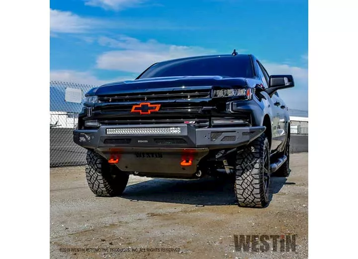 Westin Automotive 19-22 silverado 1500 textured black pro-mod front bumper