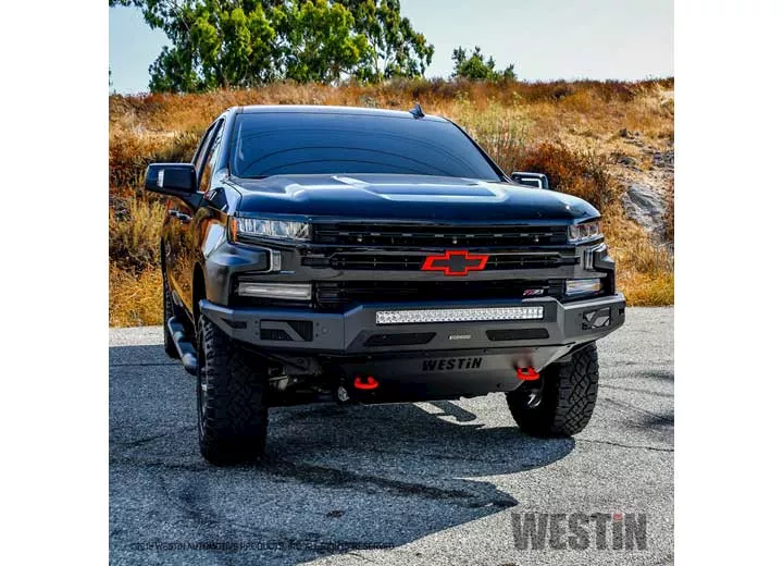 Westin Automotive 19-22 silverado 1500 textured black pro-mod front bumper