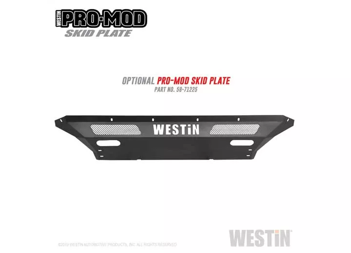 Westin Automotive 20-23 silverado 2500/3500 hd textured black pro-mod front bumper