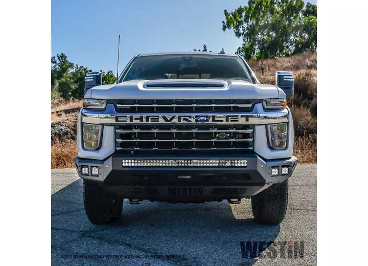 Westin Automotive 20-23 silverado 2500/3500 hd textured black pro-mod front bumper