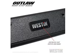 Westin Automotive 19-23 ram 1500 crew cab(excl. 19-23 ram 1500 classic)textured black outlaw nerf step bars