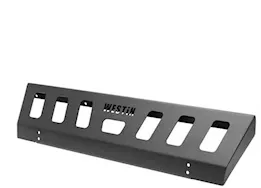 Westin Automotive 07-18 wrangler(excl 2018 jl)textured black wj2 skid plate for stuby bumper