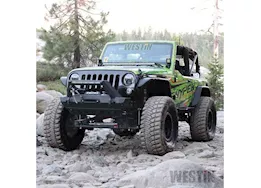 Westin Automotive 18-c wrangler jl(excl 2018 jk)/20-c gladiator wj2 stubby front bumper w/led light bar mount