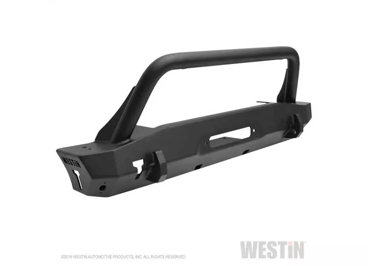 Westin Automotive 18-c wrangler jl(excl 2018 jk)/20-c gladiator wj2 stubby front bumper w/bull bar