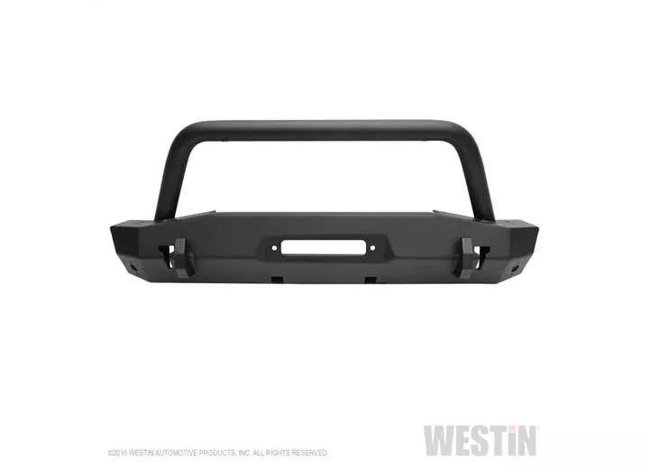 Westin Automotive 18-c wrangler jl(excl 2018 jk)/20-c gladiator wj2 stubby front bumper w/bull bar