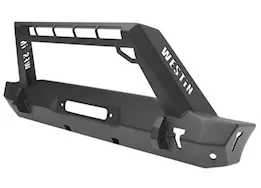 Westin Automotive 18-c wrangler jl(excl 2018 jk)/20-c gladiator wj2 stubby front bumper w/led light bar mount