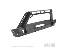 Westin Automotive 18-c wrangler jl(excl 2018 jk)/20-c gladiator wj2 stubby front bumper w/led light bar mount