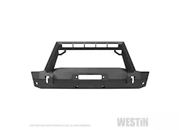 Westin Automotive 18-c wrangler jl(excl 2018 jk)/20-c gladiator wj2 stubby front bumper w/led light bar mount