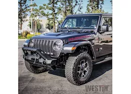 Westin Automotive 18-c wrangler jl(excl 2018 jk)/20-c gladiator wj2 stubby front bumper w/led light bar mount