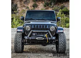 Westin Automotive 18-c wrangler jl(excl 2018 jk)/20-c gladiator wj2 stubby front bumper w/led light bar mount