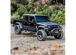 Westin Automotive 18-c wrangler jl(excl 2018 jk)/20-c gladiator wj2 stubby front bumper w/led light bar mount