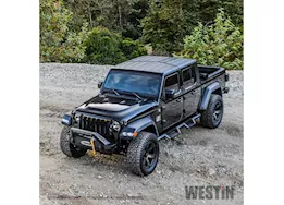 Westin Automotive 18-c wrangler jl(excl 2018 jk)/20-c gladiator wj2 stubby front bumper w/led light bar mount