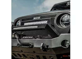 Westin Automotive 18-c wrangler jl(excl 2018 jk)/20-c gladiator wj2 full width front bumper w/led light bar mount