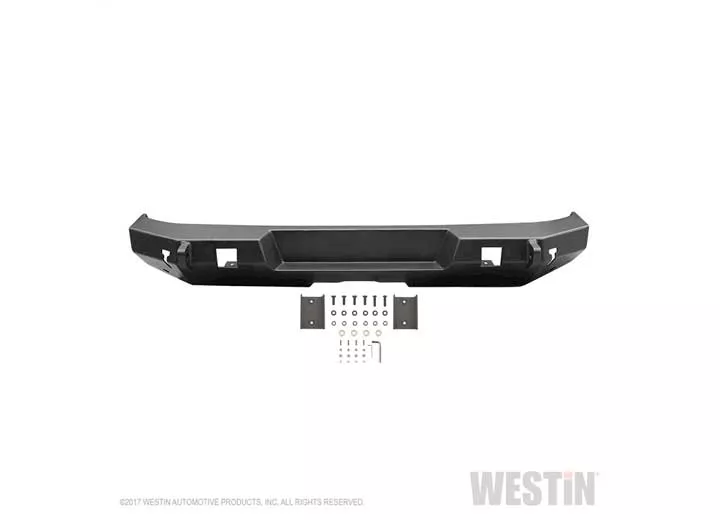 Westin Automotive 07-18 wrangler(excl 2018 jl)textured black wj2 rear bumper