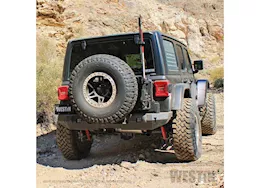 Westin Automotive 18-c wrangler jl(excl 2018 jk) wj2 rear bumper w/tire carrier