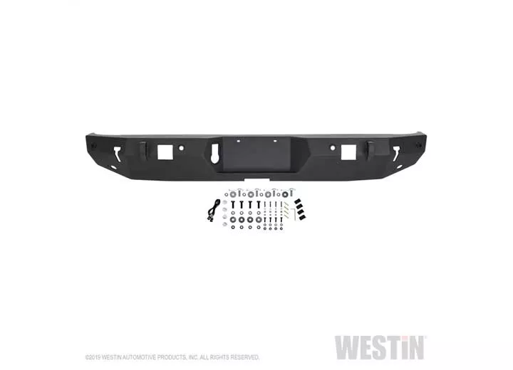 Westin Automotive 20-c gladiator w/sensors wj2 rear bumper w/sensor textured black