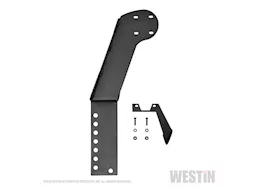 Westin Automotive 07-18 wrangler jk textured black 3rd brakelight/rotopax combo mount