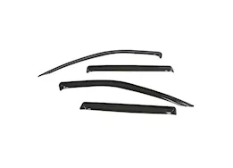 Westin Automotive 15-c f150/17-c f250/f350 supercrew superduty tape on wind deflector 4pc smoke