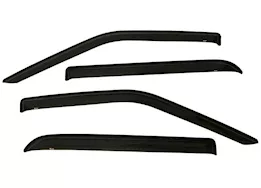 Westin Automotive 15-c f150/17-c f250/f350 supercrew superduty tape on wind deflector 4pc smoke