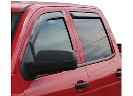 Westin Automotive 14-18 silverado/sierra 1500 crew cab/15-19 2500/3500 crew cab wind deflector 4pc