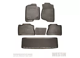 Westin Automotive 15-20 suburban/yukon xl/16-19 suburban 3500hd black profile floor liners 6pc