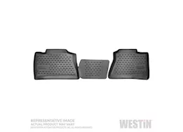 Westin Automotive 15-22 f150 supercrew black profile floor liners 2nd row