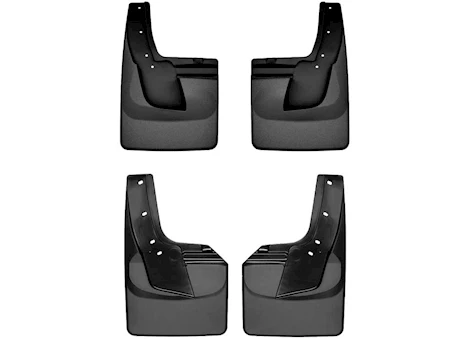 WeatherTech 25-C RAM 1500 FRONT & REAR NO DRILL MUDFLAPS BLACK