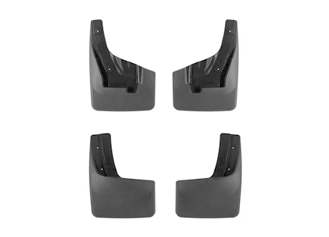WeatherTech 24-C CROSSTREK FRONT & REAR NO DRILL MUDFLAPS BLACK