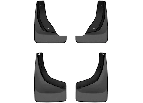 WeatherTech 24-C TRAX FRONT AND REAR NO DRILL MUDFLAPS BLACK