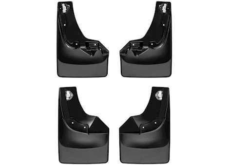 WeatherTech 2024 GRAND HIGHLANDER/GRAND HIGHLANDER HYBRID NO DRILL MUDFLAPS BLACK