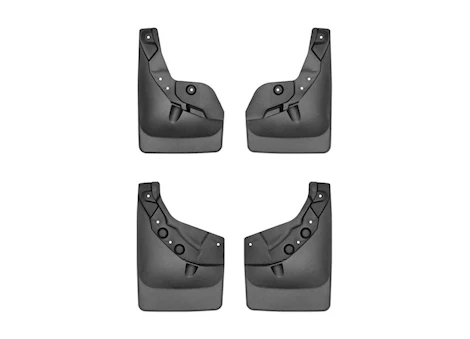 WeatherTech 24-c tacoma front & rear no drill mudflap black Main Image